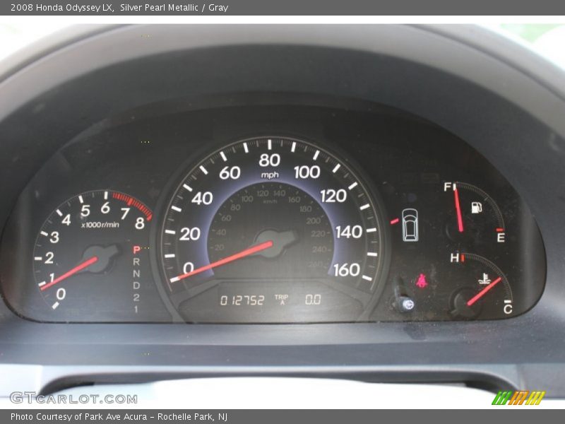 Silver Pearl Metallic / Gray 2008 Honda Odyssey LX