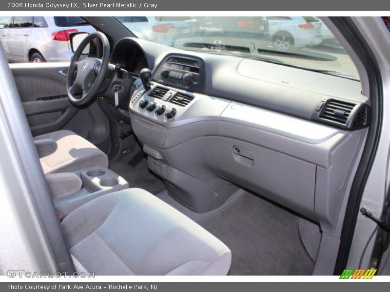 Silver Pearl Metallic / Gray 2008 Honda Odyssey LX