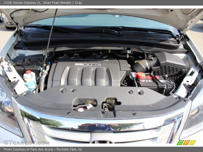 Silver Pearl Metallic / Gray 2008 Honda Odyssey LX