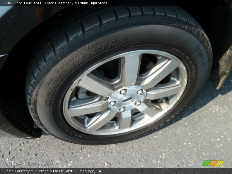 Black Clearcoat / Medium Light Stone 2008 Ford Taurus SEL