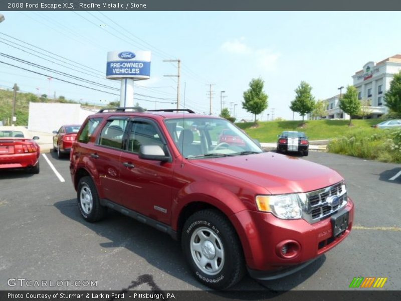 Redfire Metallic / Stone 2008 Ford Escape XLS