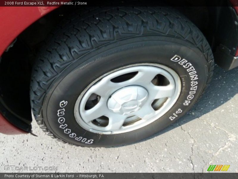 Redfire Metallic / Stone 2008 Ford Escape XLS
