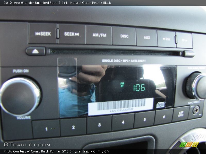 Audio System of 2012 Wrangler Unlimited Sport S 4x4