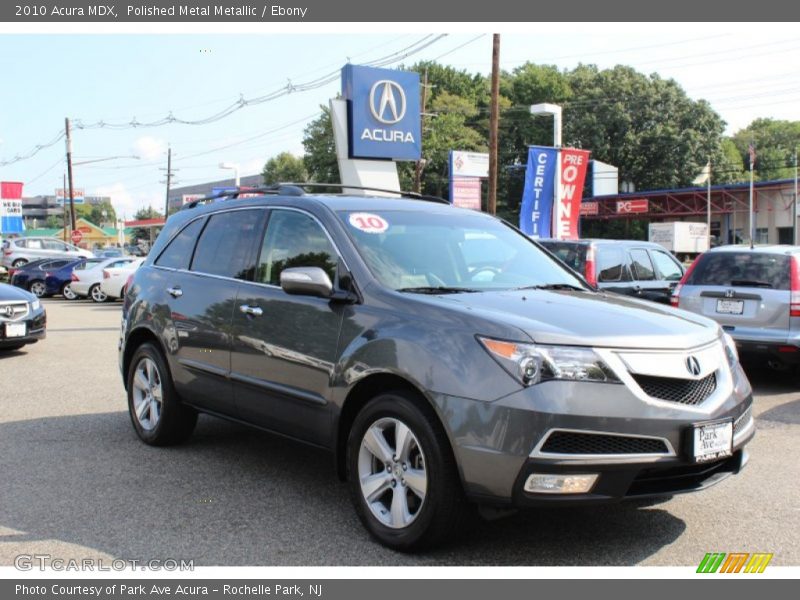 Polished Metal Metallic / Ebony 2010 Acura MDX