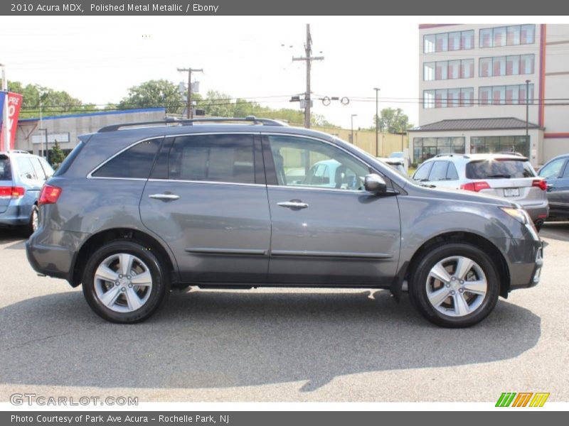 Polished Metal Metallic / Ebony 2010 Acura MDX