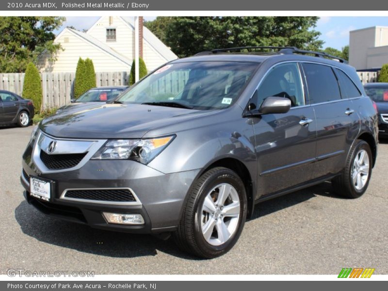 Polished Metal Metallic / Ebony 2010 Acura MDX