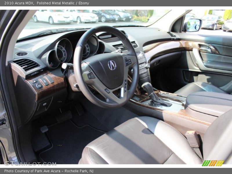 Polished Metal Metallic / Ebony 2010 Acura MDX