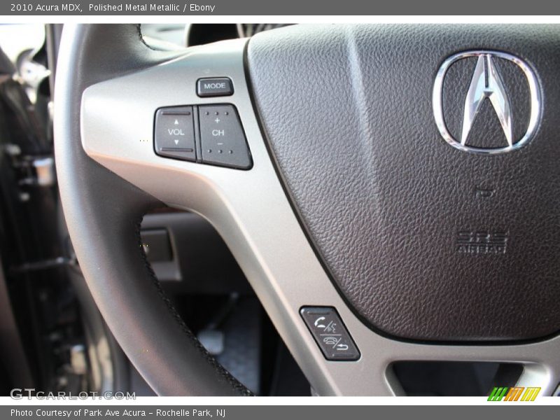 Polished Metal Metallic / Ebony 2010 Acura MDX