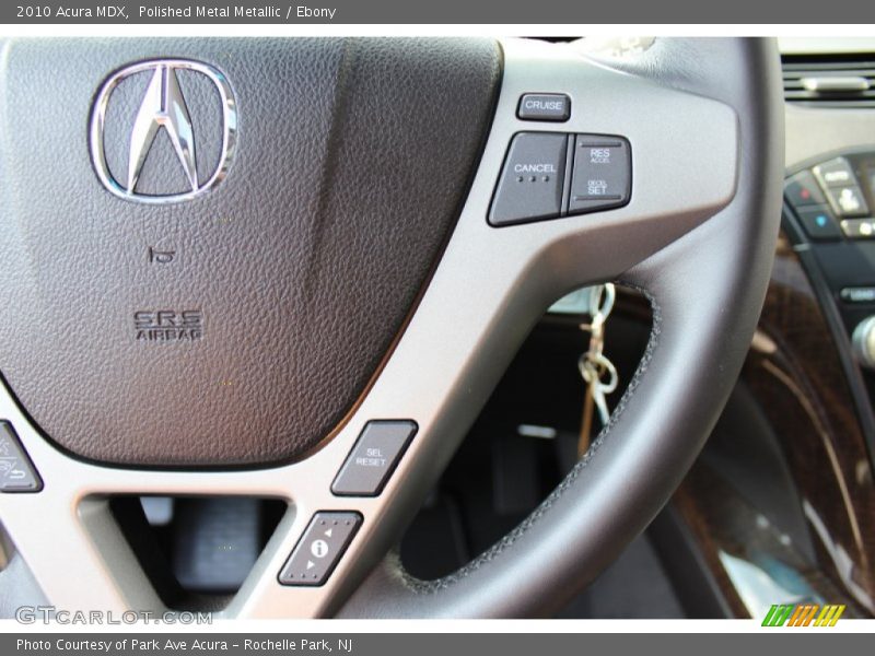 Polished Metal Metallic / Ebony 2010 Acura MDX