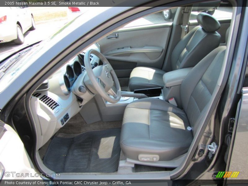Smoke Metallic / Black 2005 Nissan Maxima 3.5 SE