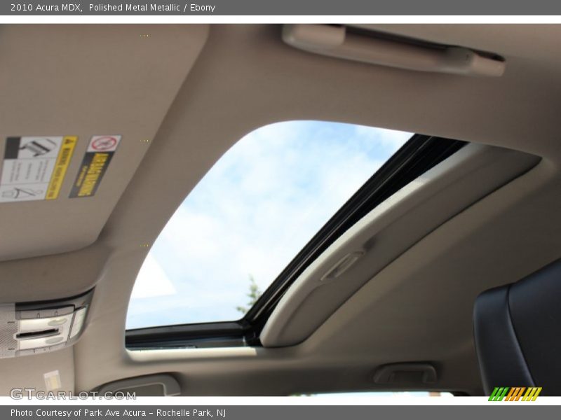 Polished Metal Metallic / Ebony 2010 Acura MDX