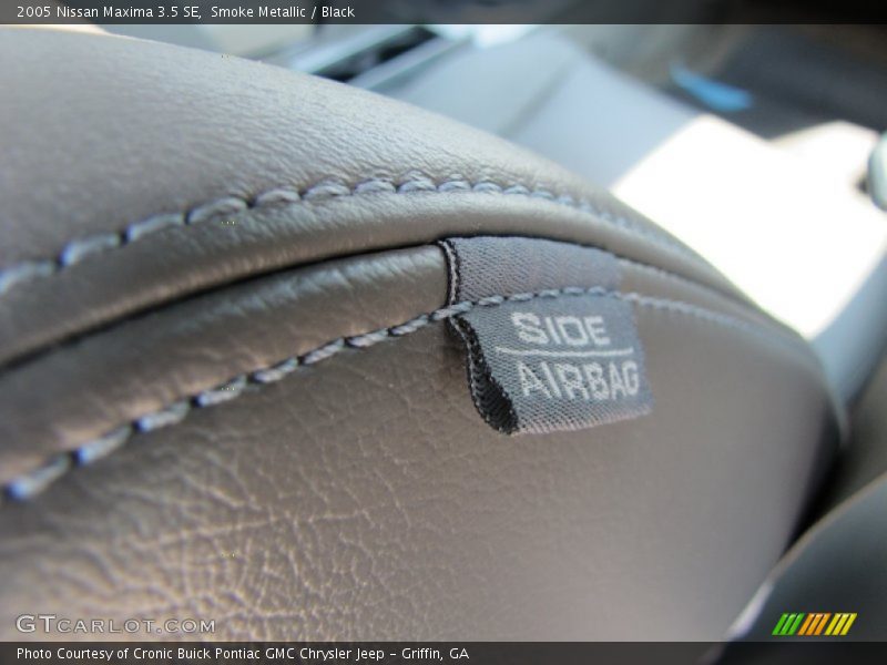 Smoke Metallic / Black 2005 Nissan Maxima 3.5 SE