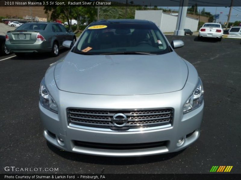 Radiant Silver / Charcoal 2010 Nissan Maxima 3.5 SV Sport