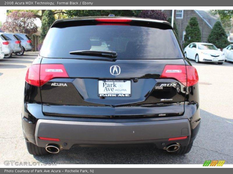 Formal Black / Ebony 2008 Acura MDX Technology