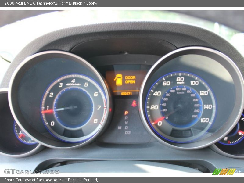 Formal Black / Ebony 2008 Acura MDX Technology