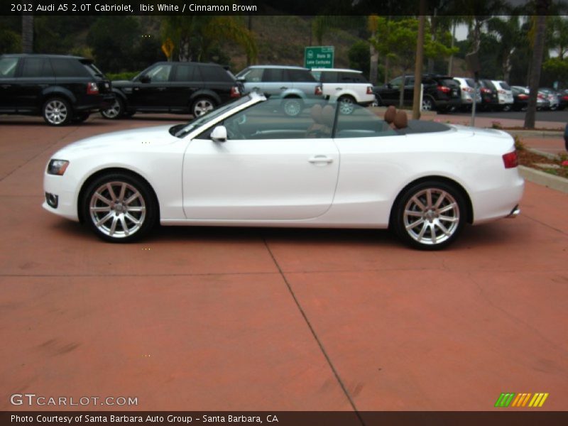 Ibis White / Cinnamon Brown 2012 Audi A5 2.0T Cabriolet