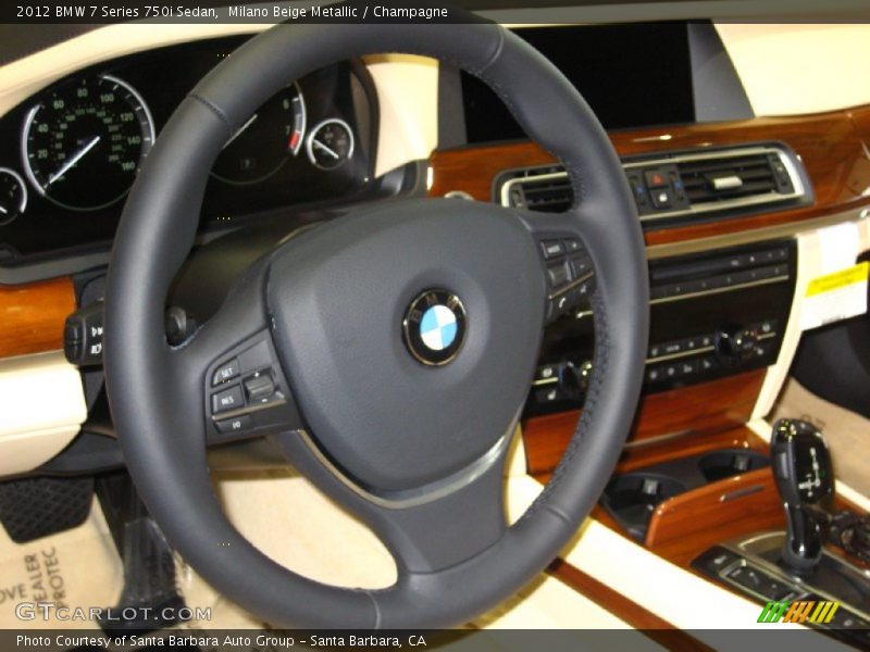  2012 7 Series 750i Sedan Steering Wheel