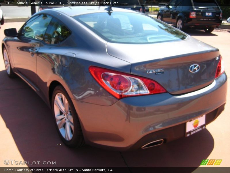 Nordschleife Gray / Black Cloth 2012 Hyundai Genesis Coupe 2.0T