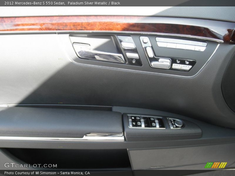 Paladium Silver Metallic / Black 2012 Mercedes-Benz S 550 Sedan