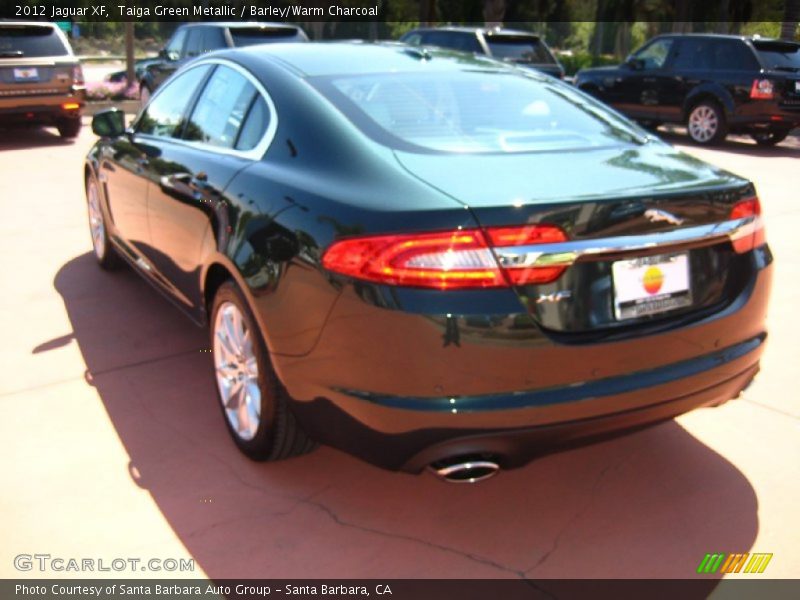 Taiga Green Metallic / Barley/Warm Charcoal 2012 Jaguar XF