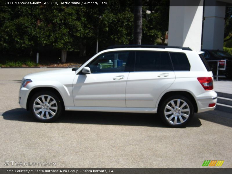 Arctic White / Almond/Black 2011 Mercedes-Benz GLK 350