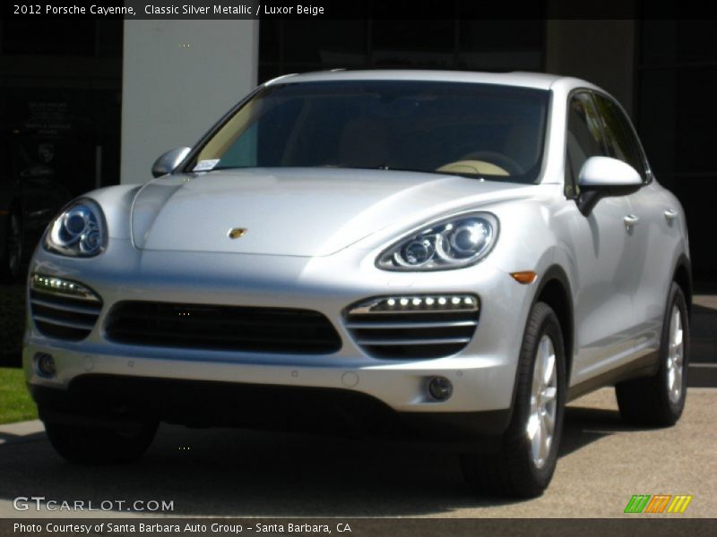 Classic Silver Metallic / Luxor Beige 2012 Porsche Cayenne