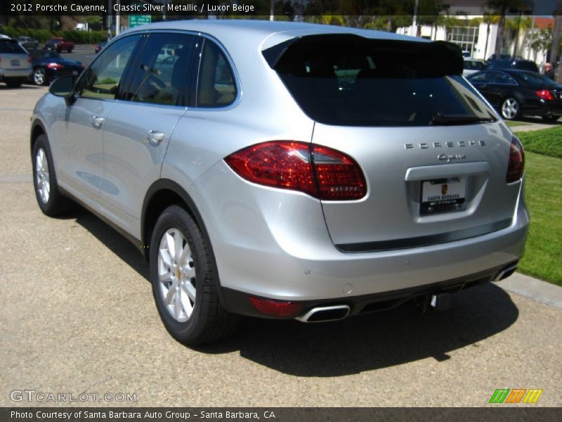 Classic Silver Metallic / Luxor Beige 2012 Porsche Cayenne