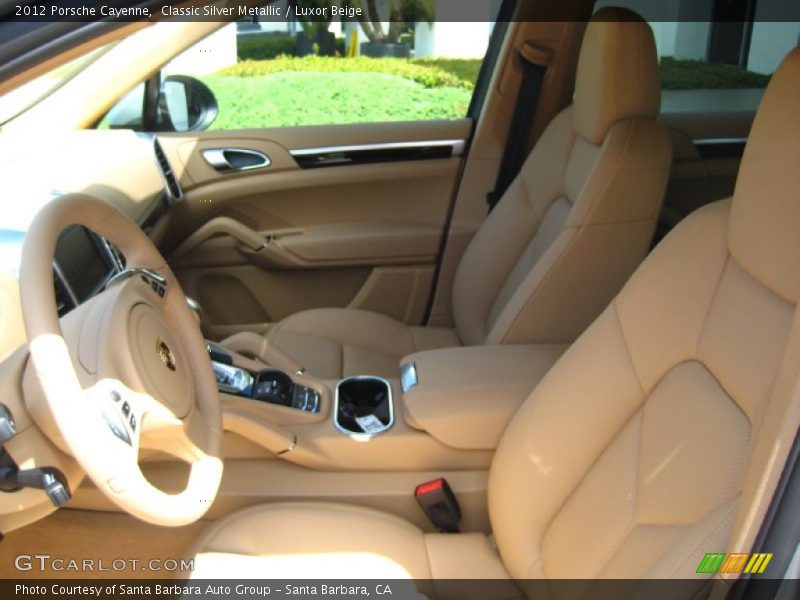 Classic Silver Metallic / Luxor Beige 2012 Porsche Cayenne