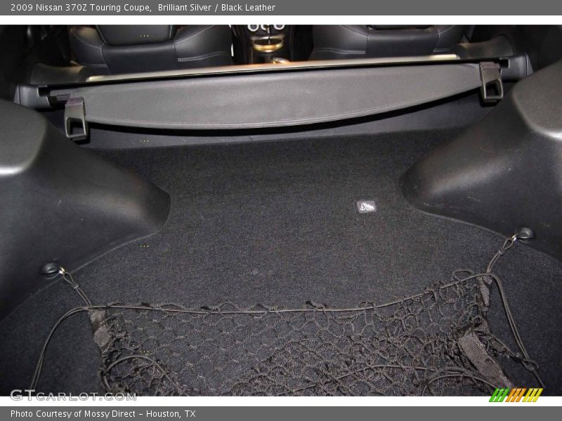 Brilliant Silver / Black Leather 2009 Nissan 370Z Touring Coupe