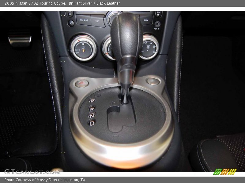 Brilliant Silver / Black Leather 2009 Nissan 370Z Touring Coupe