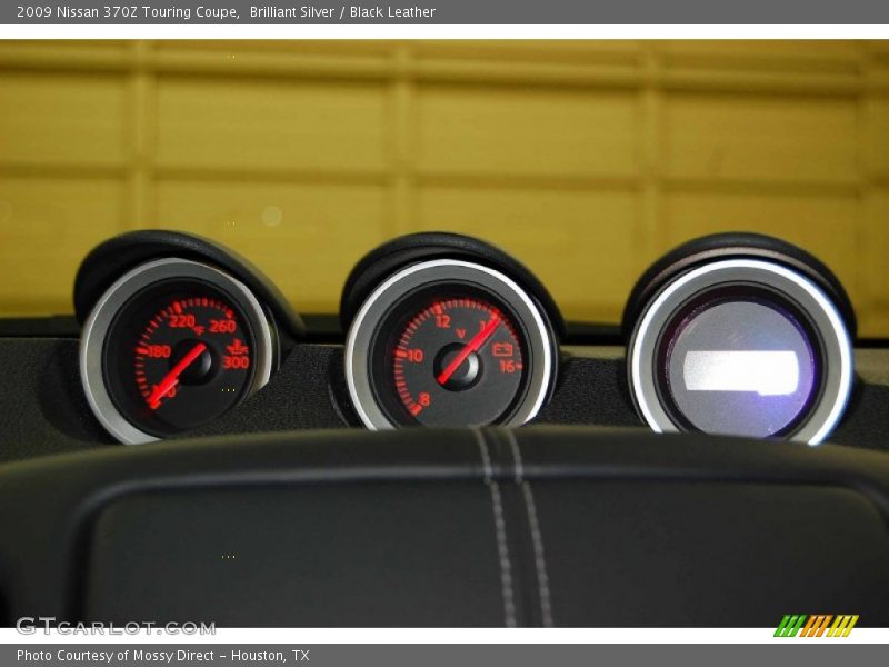 Brilliant Silver / Black Leather 2009 Nissan 370Z Touring Coupe