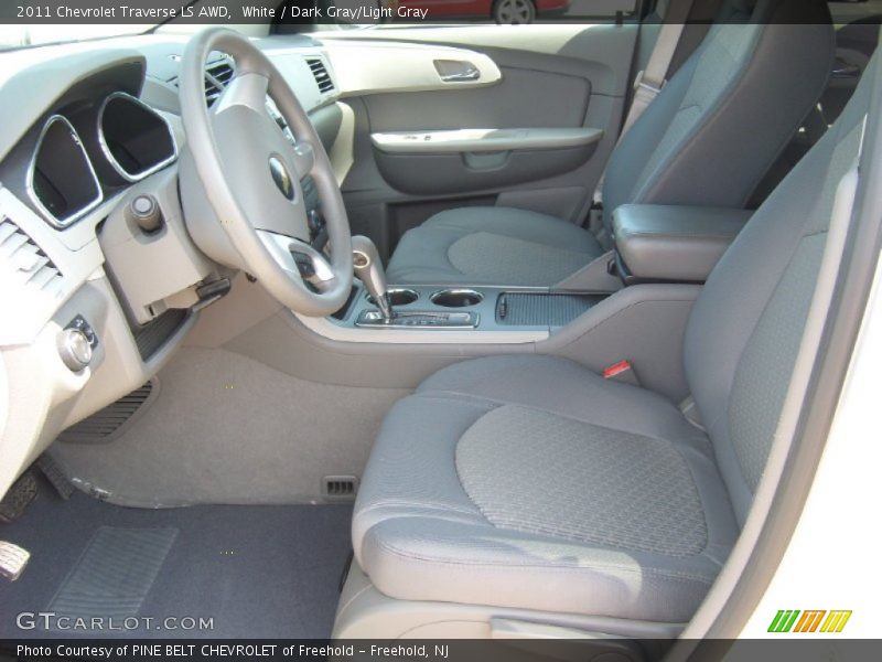  2011 Traverse LS AWD Dark Gray/Light Gray Interior