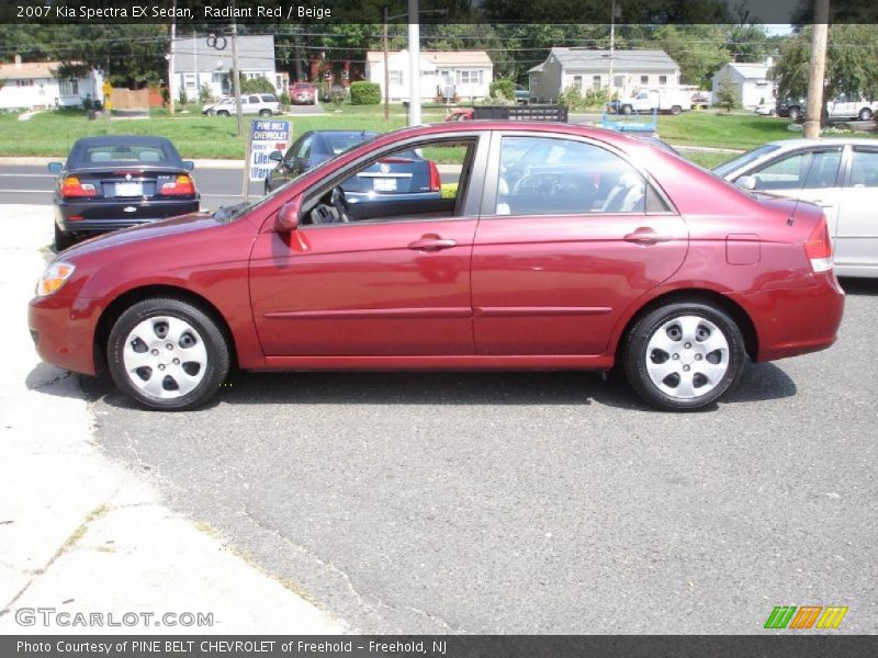  2007 Spectra EX Sedan Radiant Red
