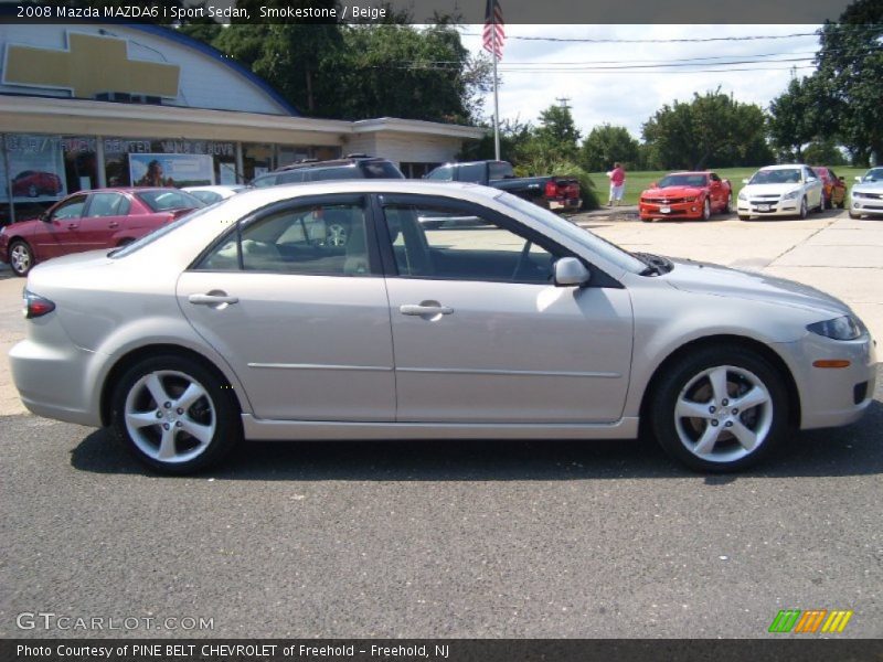 Smokestone / Beige 2008 Mazda MAZDA6 i Sport Sedan