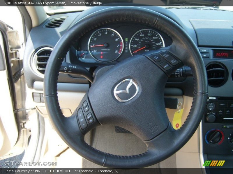 Smokestone / Beige 2008 Mazda MAZDA6 i Sport Sedan