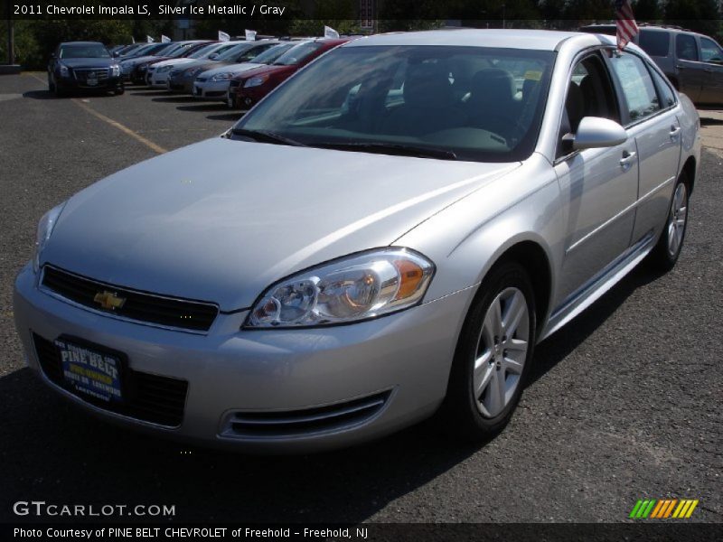 Silver Ice Metallic / Gray 2011 Chevrolet Impala LS