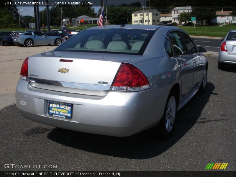 Silver Ice Metallic / Gray 2011 Chevrolet Impala LS