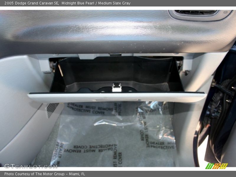 Midnight Blue Pearl / Medium Slate Gray 2005 Dodge Grand Caravan SE