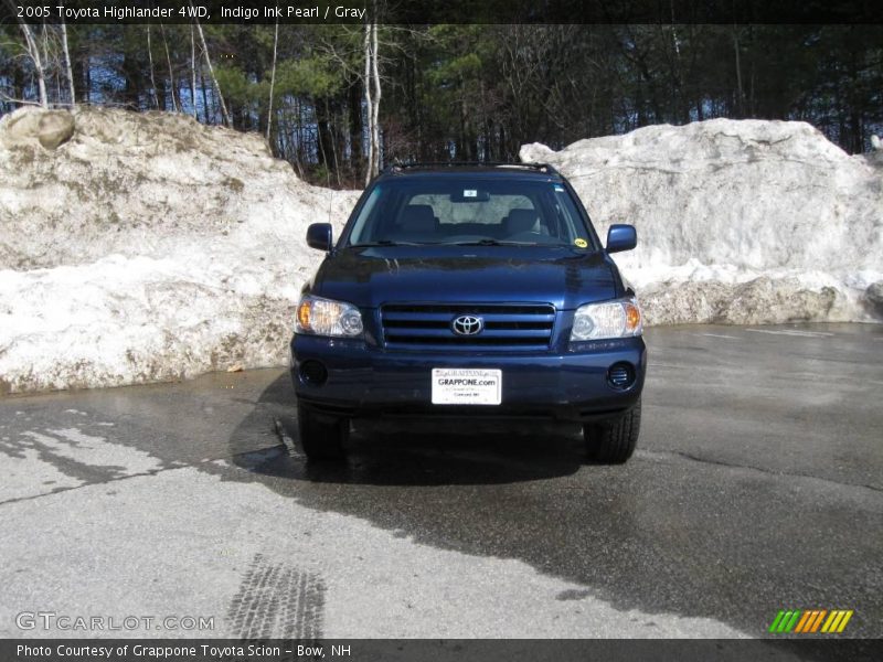 Indigo Ink Pearl / Gray 2005 Toyota Highlander 4WD