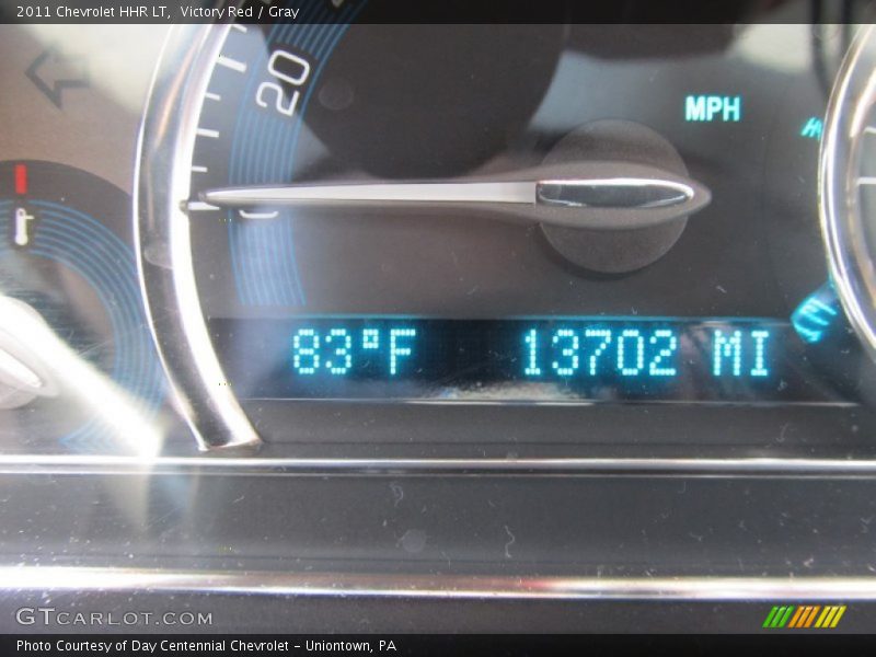 Victory Red / Gray 2011 Chevrolet HHR LT