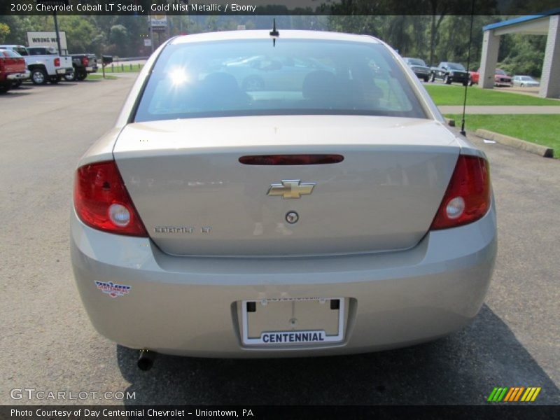 Gold Mist Metallic / Ebony 2009 Chevrolet Cobalt LT Sedan