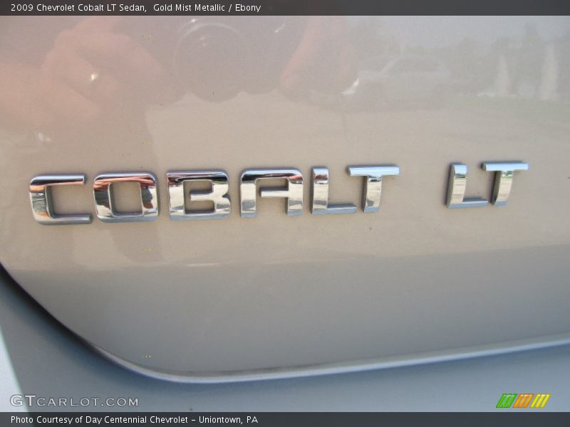 Gold Mist Metallic / Ebony 2009 Chevrolet Cobalt LT Sedan
