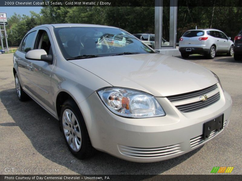 Gold Mist Metallic / Ebony 2009 Chevrolet Cobalt LT Sedan