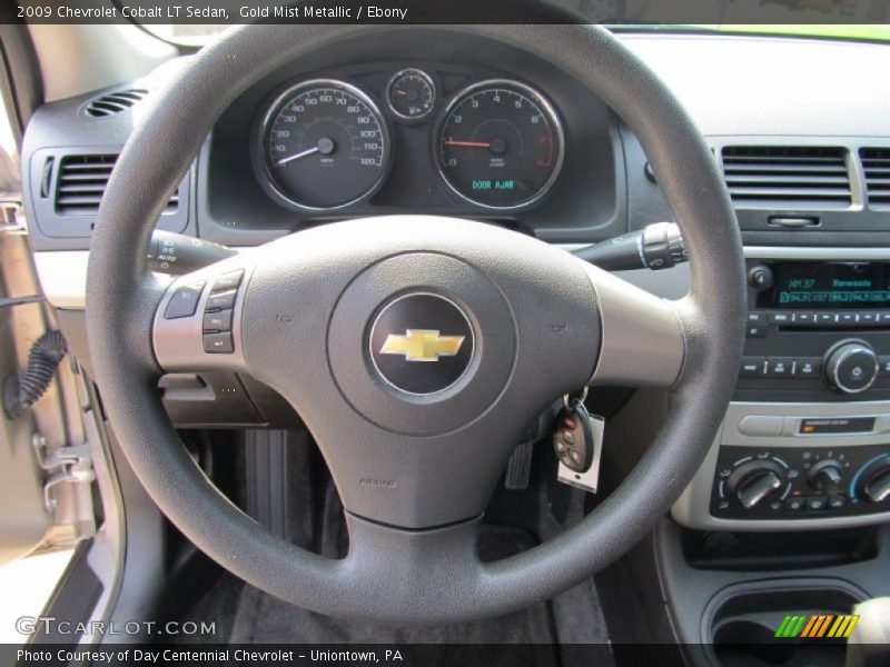 Gold Mist Metallic / Ebony 2009 Chevrolet Cobalt LT Sedan