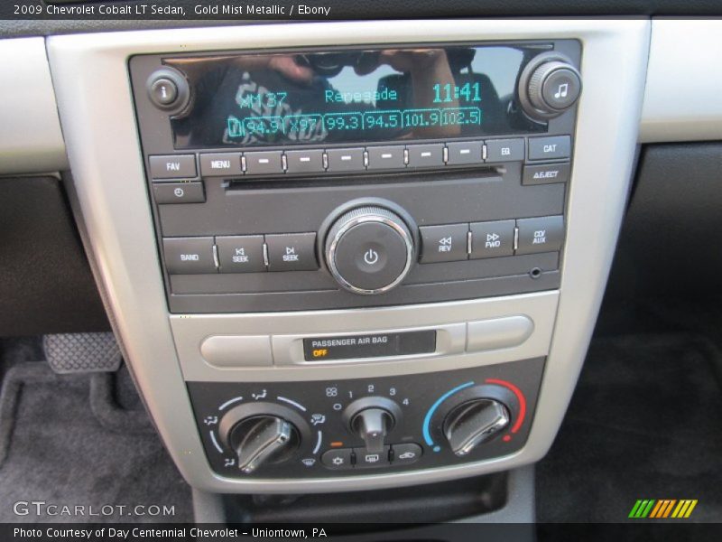 Gold Mist Metallic / Ebony 2009 Chevrolet Cobalt LT Sedan