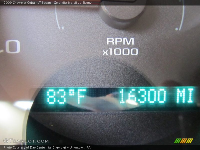 Gold Mist Metallic / Ebony 2009 Chevrolet Cobalt LT Sedan