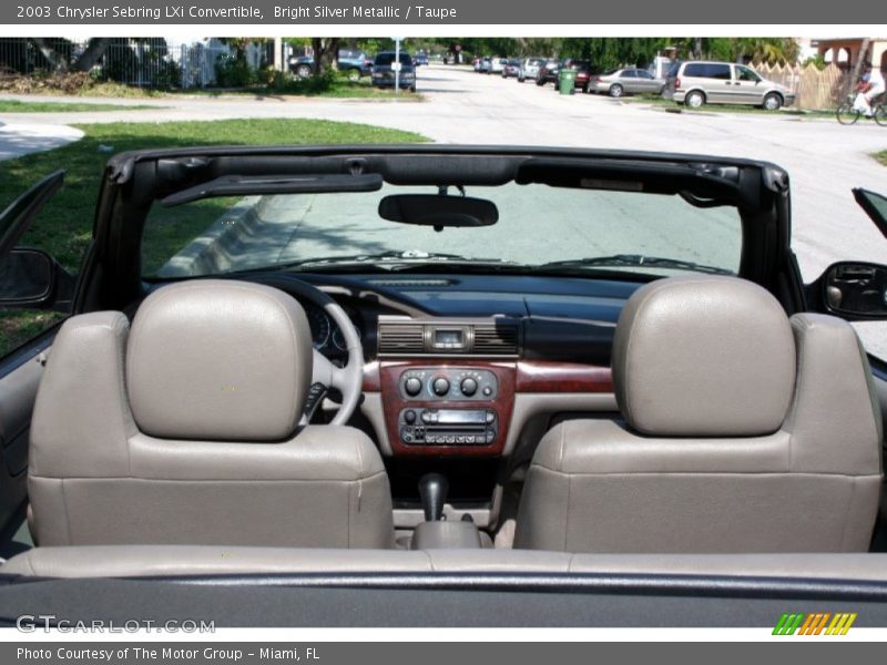 Bright Silver Metallic / Taupe 2003 Chrysler Sebring LXi Convertible