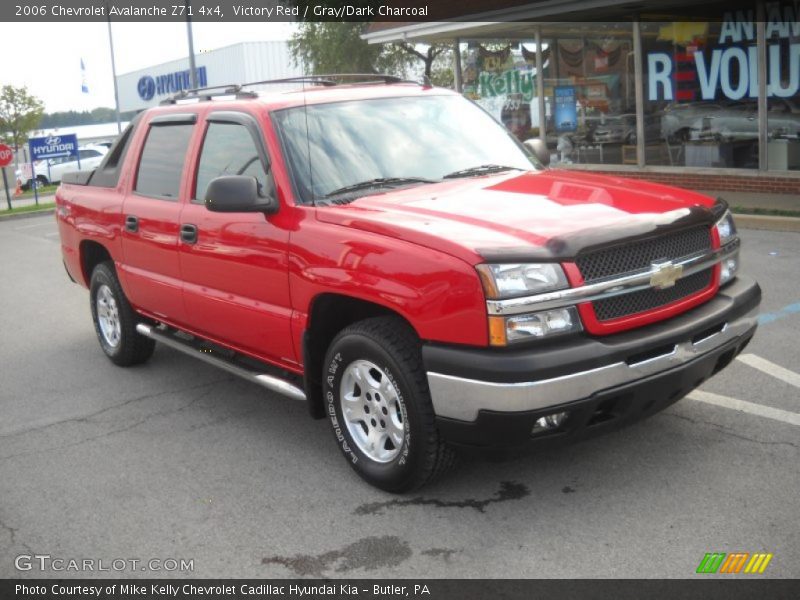 Victory Red / Gray/Dark Charcoal 2006 Chevrolet Avalanche Z71 4x4