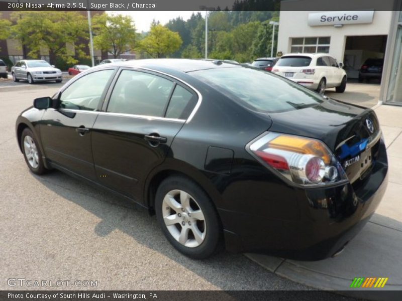 Super Black / Charcoal 2009 Nissan Altima 2.5 SL