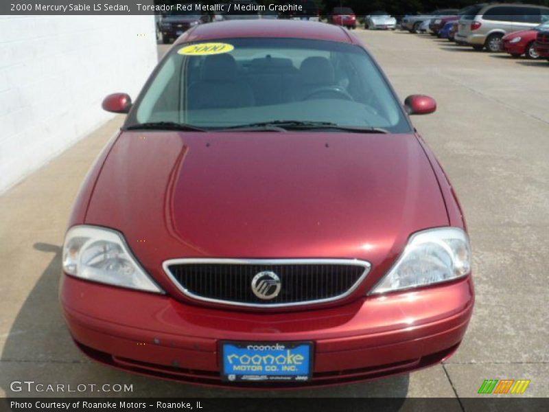 Toreador Red Metallic / Medium Graphite 2000 Mercury Sable LS Sedan